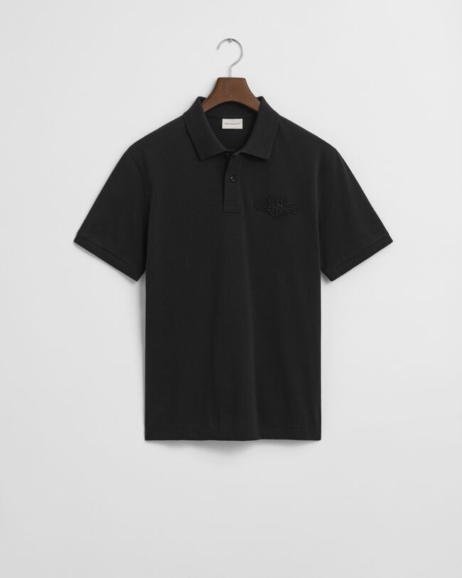 Tonal Shield Polo Shirt