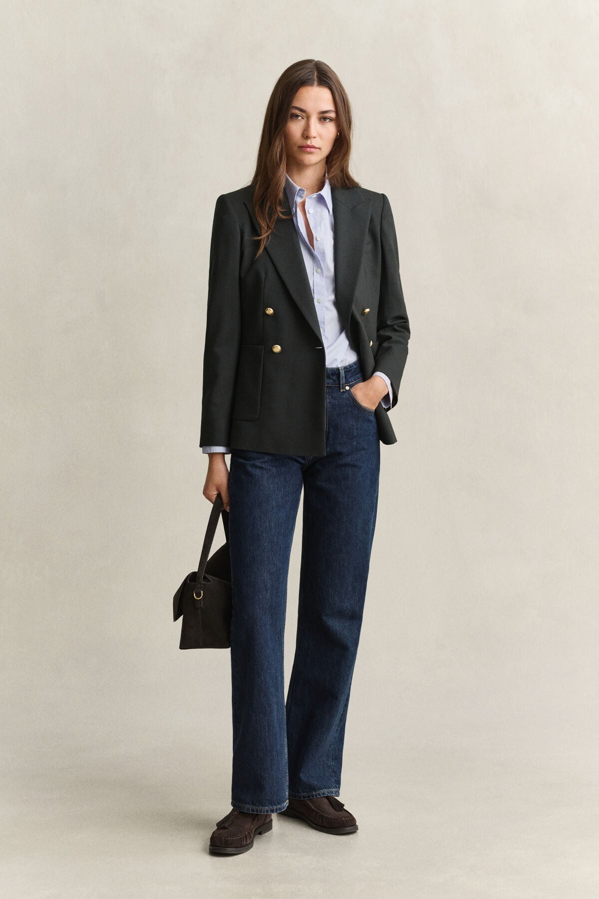 Classic Club Blazer — DARK MOSS GREEN