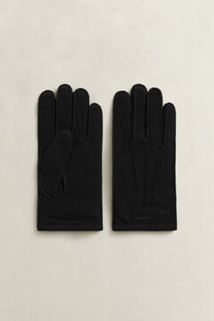 Cashmere Lined Suede Gloves — BLACK 2