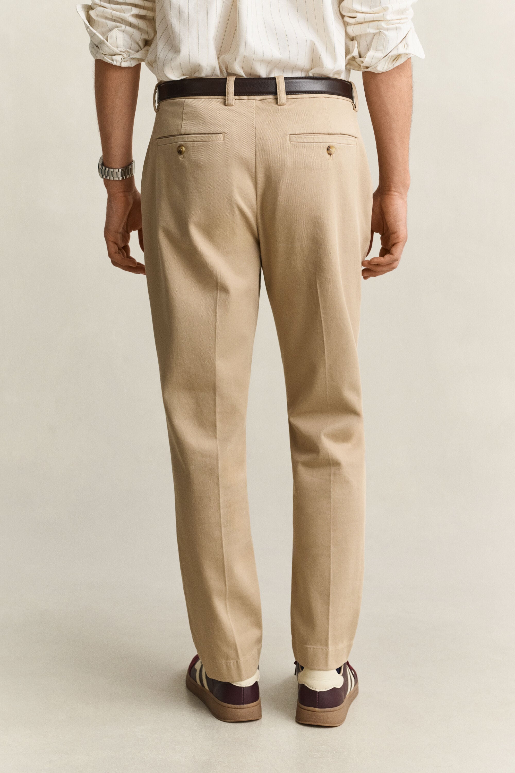 Tapered Chinos — DARK KHAKI