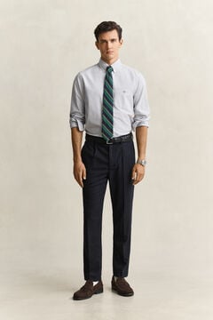 Tapered Wool Flannel Pants — EVENING BLUE 7