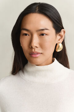 Superfine Lambswool Mock Neck Sweater — CREAM 4