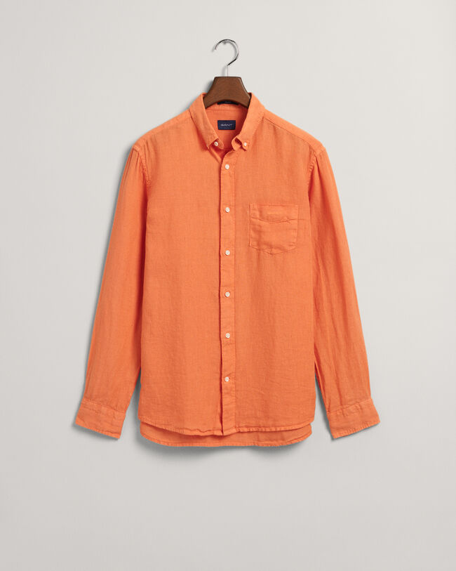 Shirt GANT - Garment-Dyed Regular Linen Fit