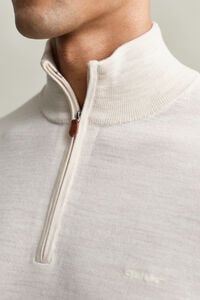 Extra Fine Merino Wool Half-Zip Sweater
