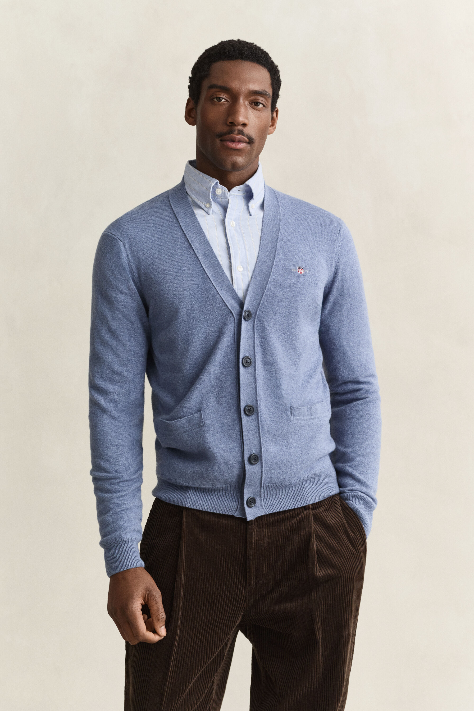 Lambswool V-Neck Cardigan