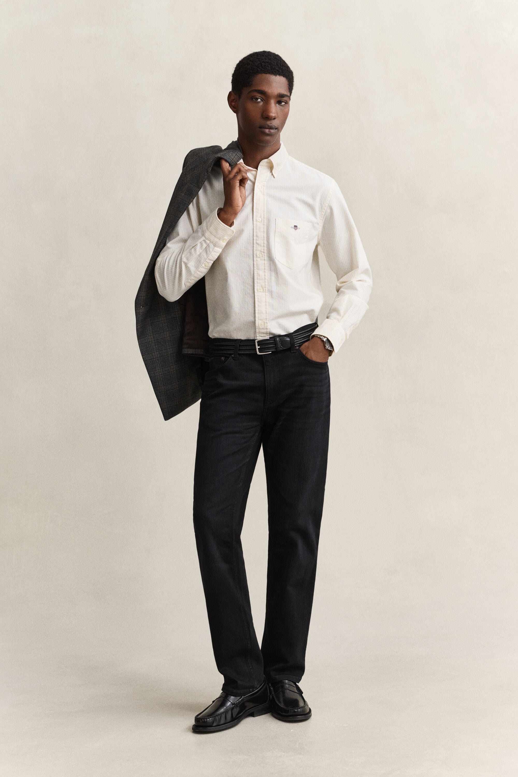Banker Stripe Classic Oxford Shirt