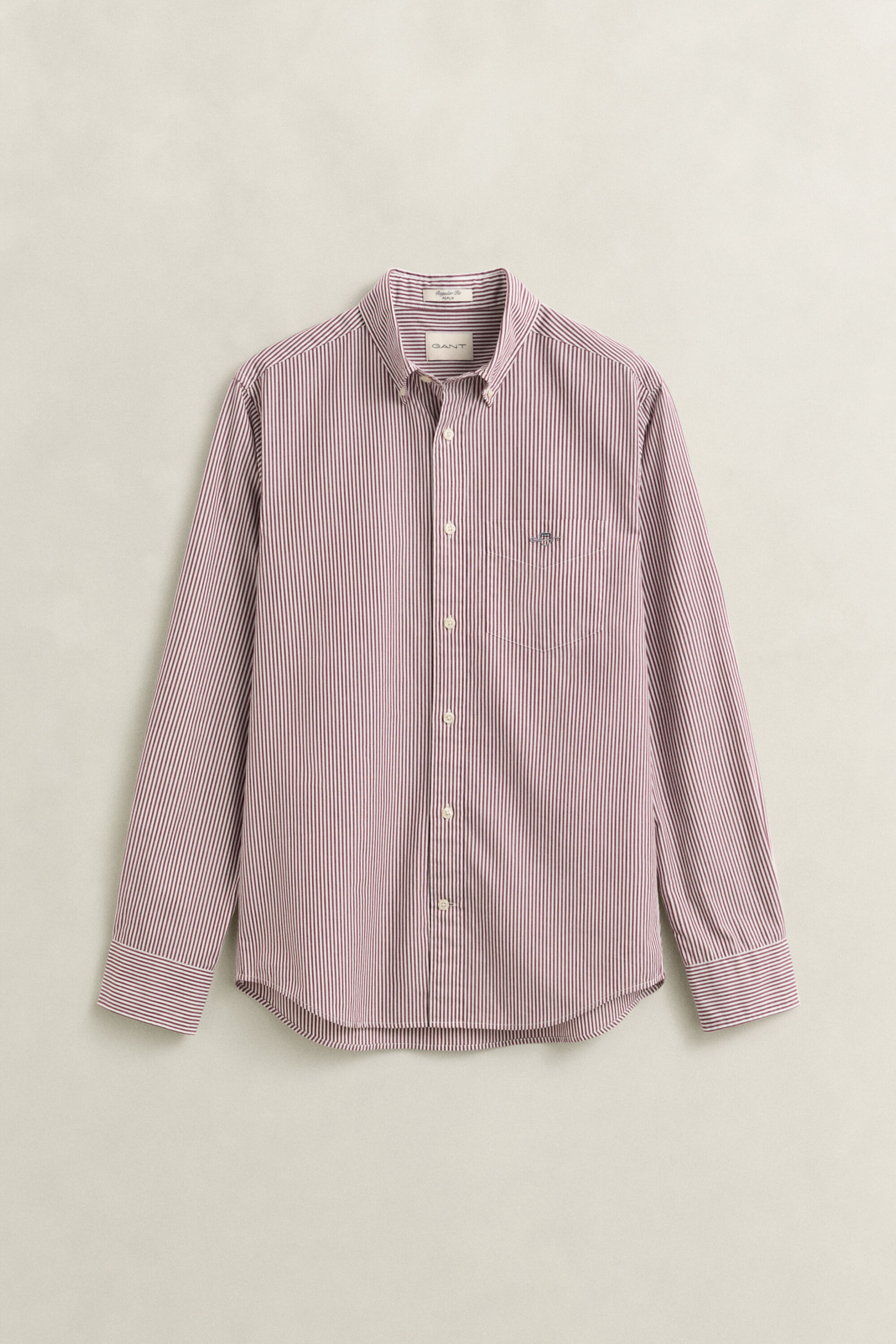 Classic Regular Striped Poplin Shirt