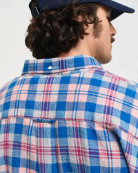 Relaxed Fit Checked Flannel Shirt