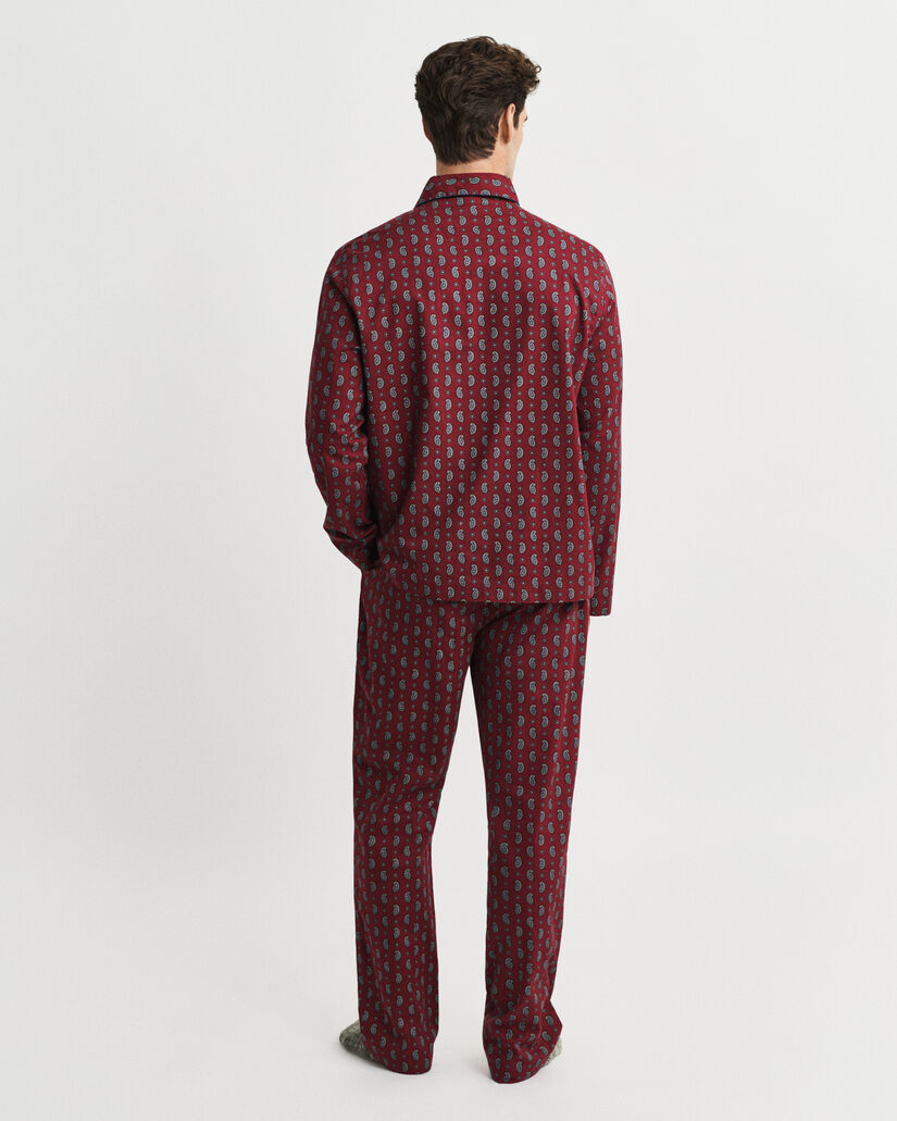 Paisley Print Pajama Set Gift Box