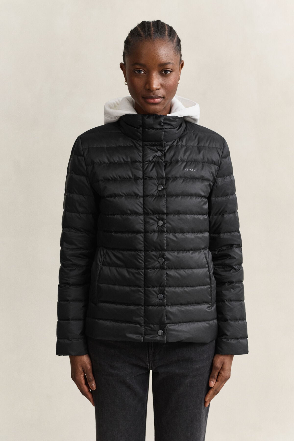 Light Down Jacket — BLACK