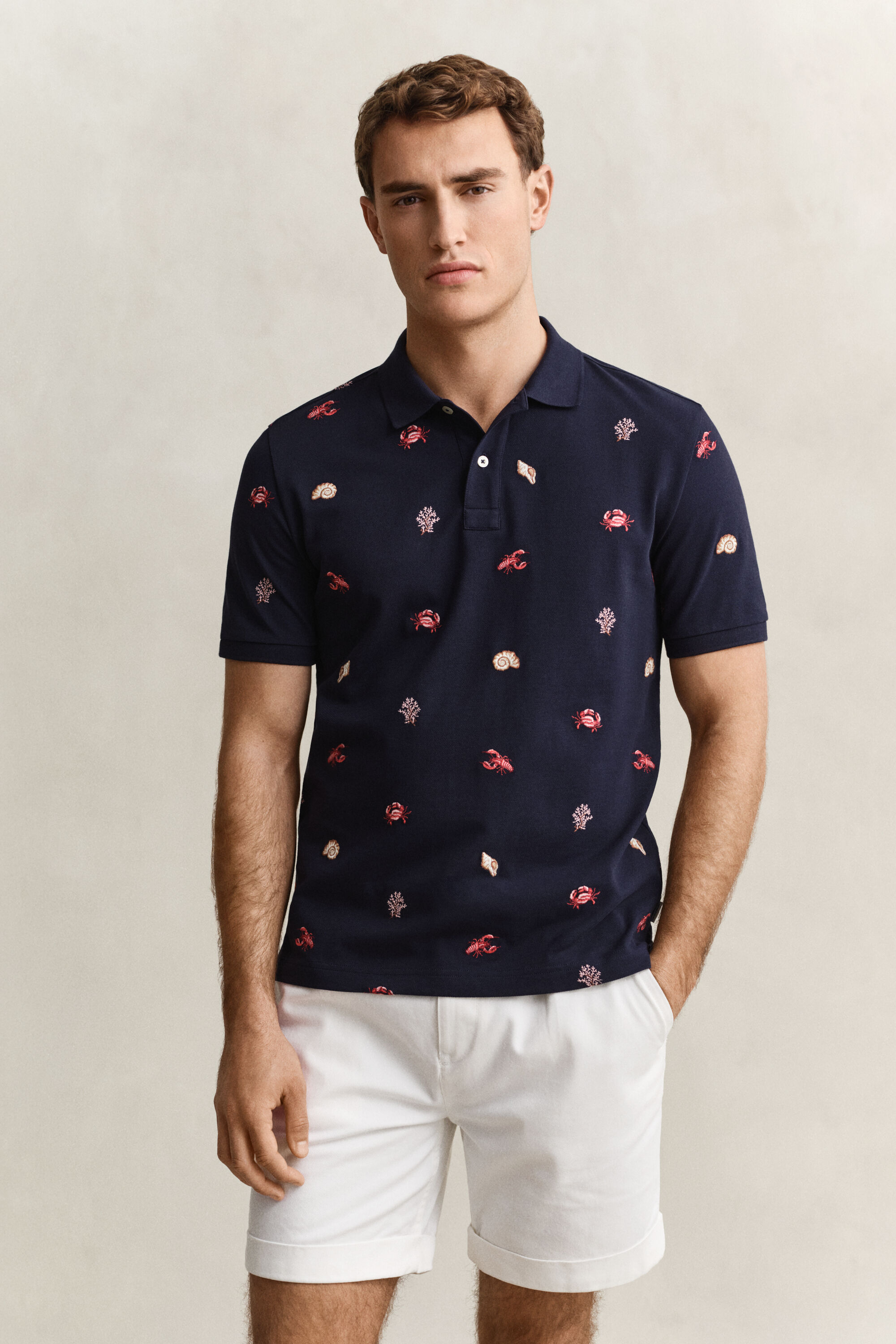 Embroidered Polo Shirt