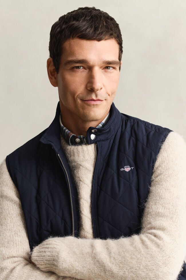 Quilted Windcheater Vest
