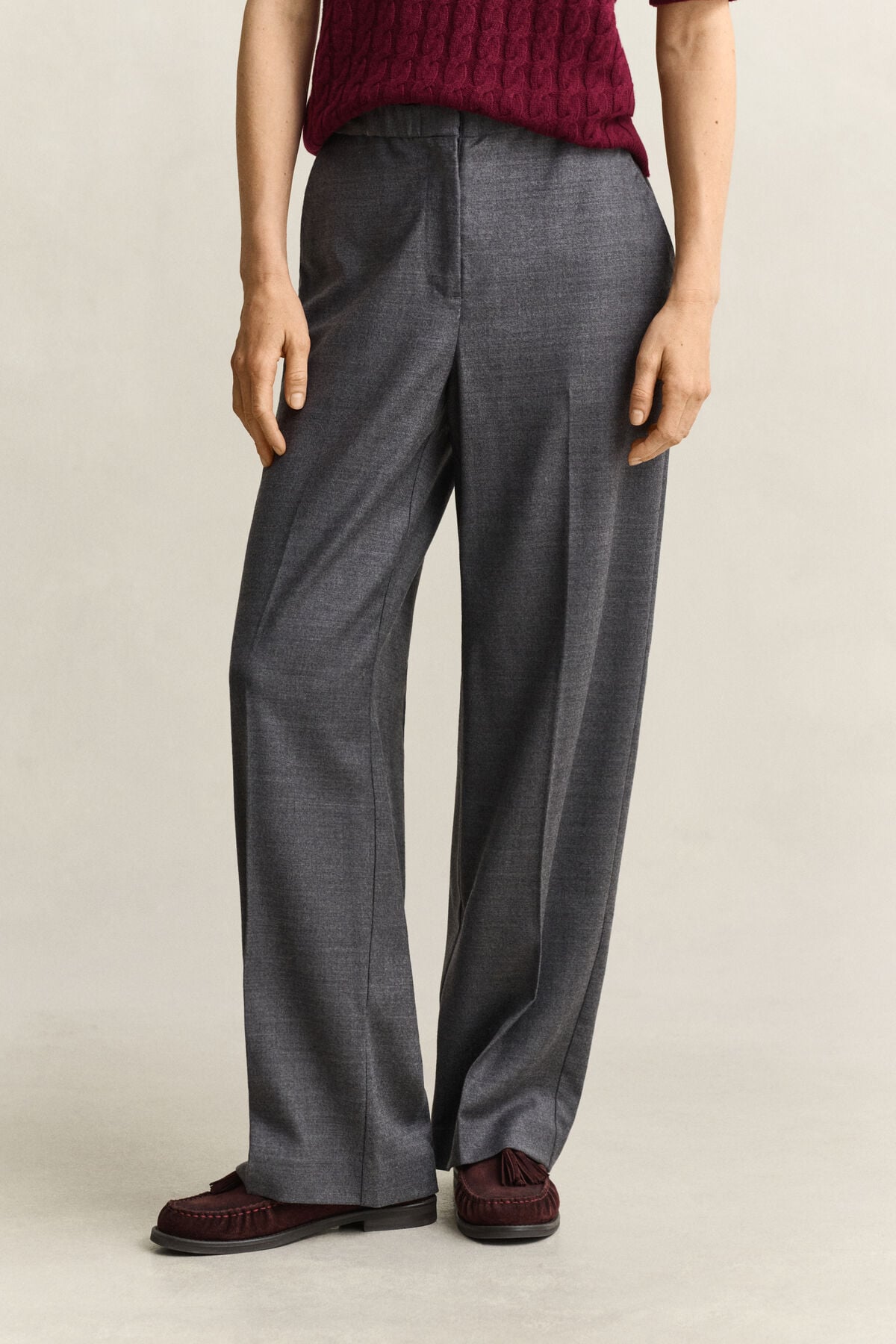 Flannel Pants — CHARCOAL MELANGE