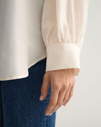 Lyocell Silk Popover Blouse
