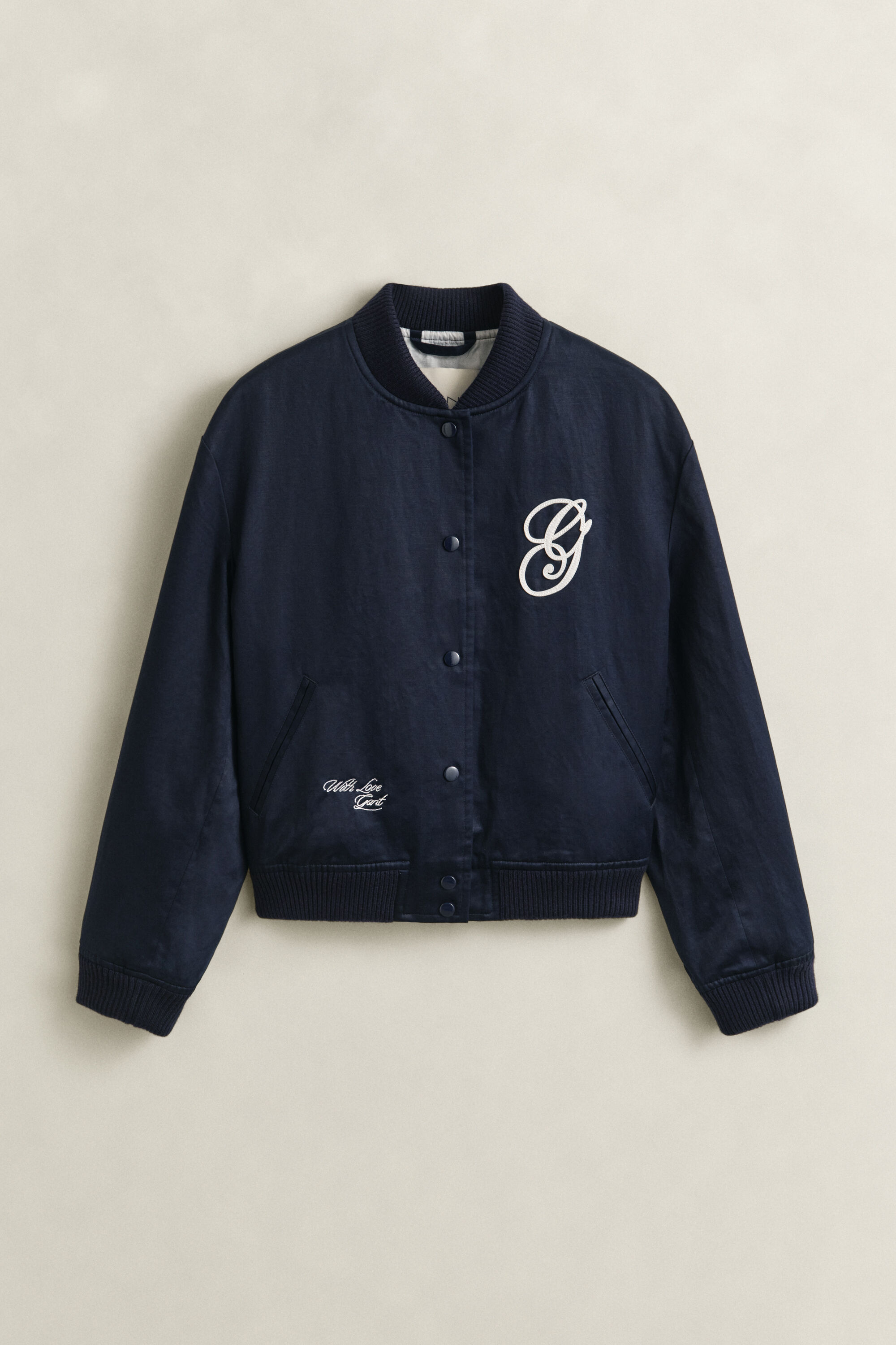 Satin Varsity Jacket