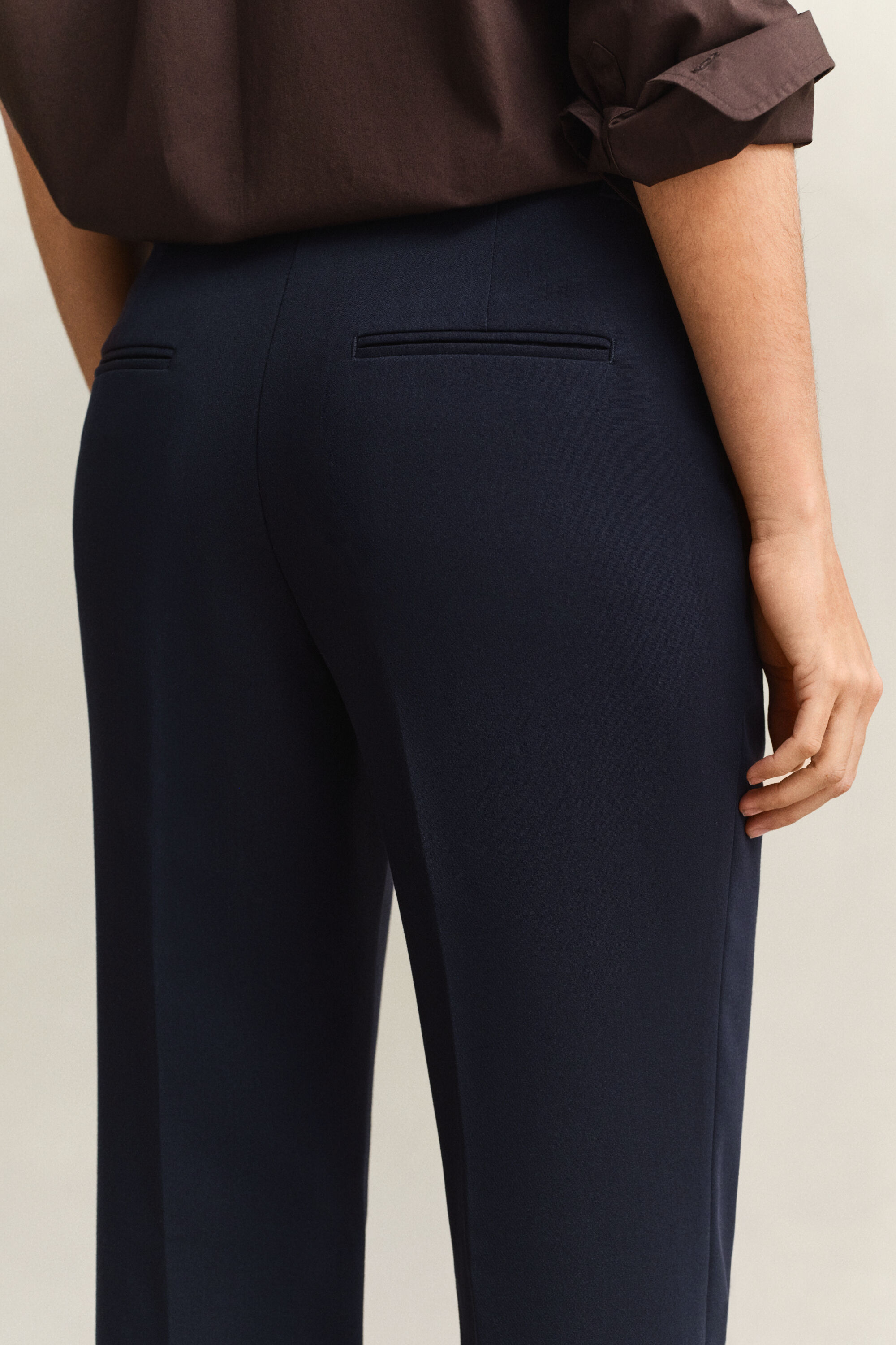 Slim Flared Slacks