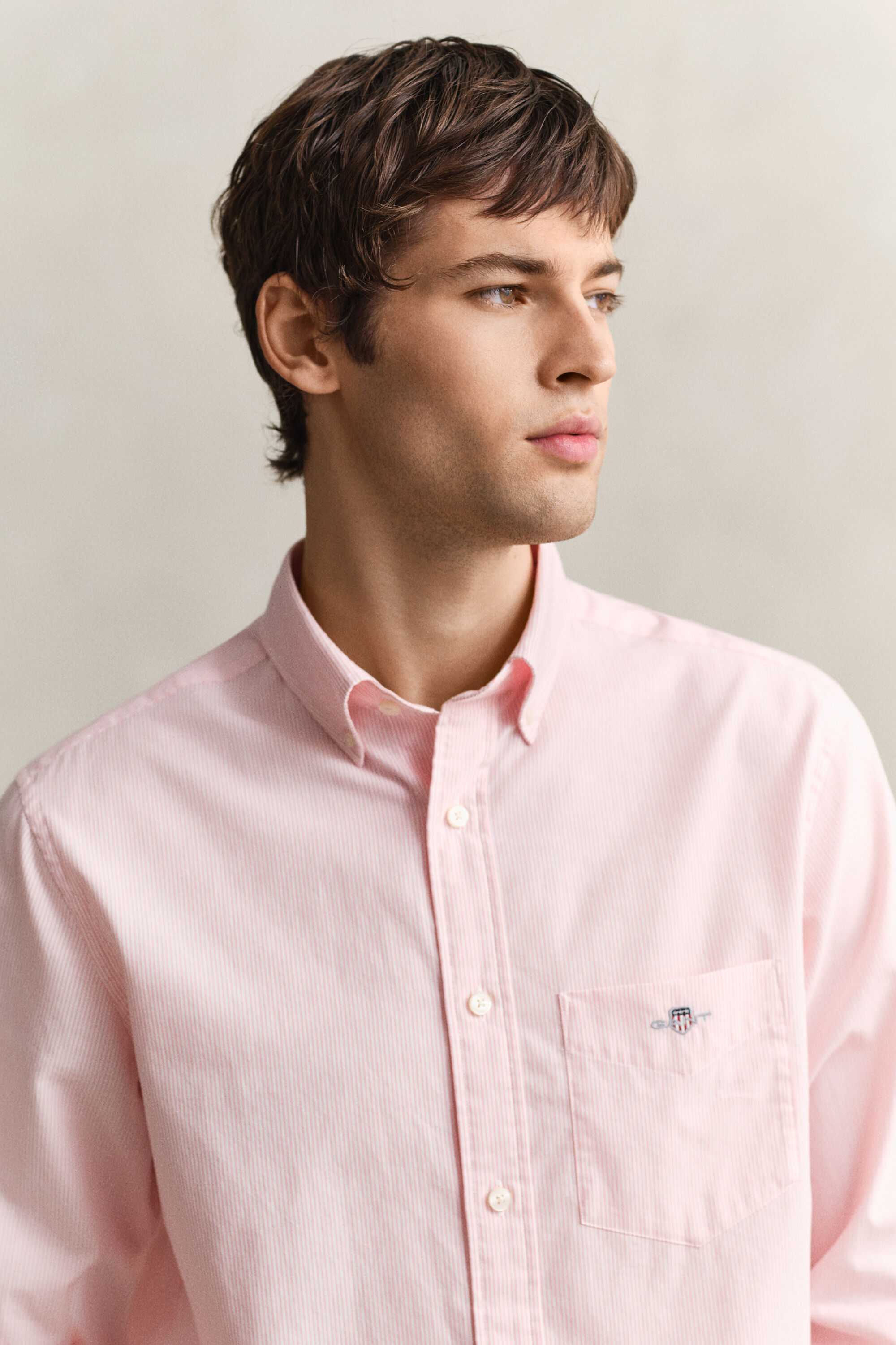 Banker Stripe Classic Poplin Shirt