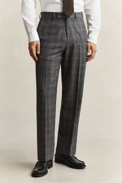 Clen Check Suit Pants — CERAMIC GREY MELANGE 5