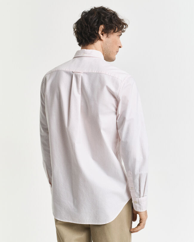 Regular Fit Banker Stripe Classic Oxford Shirt