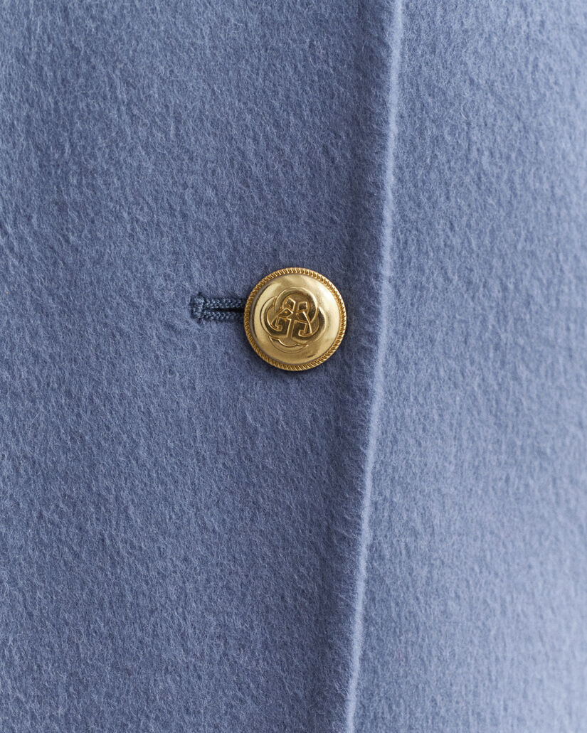 Handstitched Detail Pea Coat