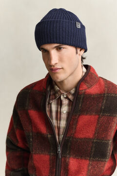 Lambswool Beanie — EVENING BLUE 3
