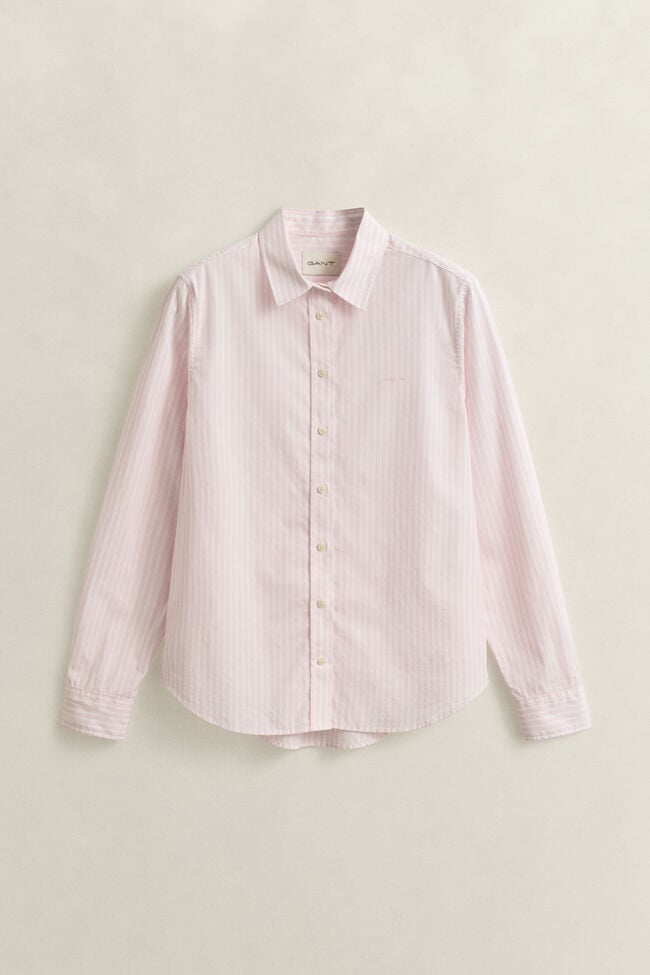 Regular Fit Classic Striped Poplin Shirt