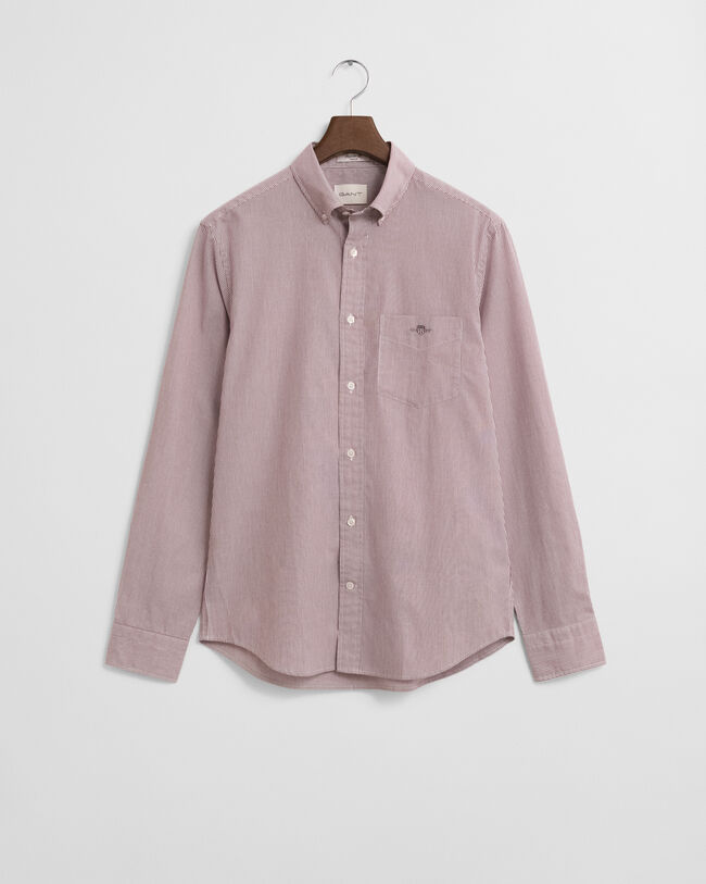 Regular Fit Classic Banker Stripe Poplin Shirt