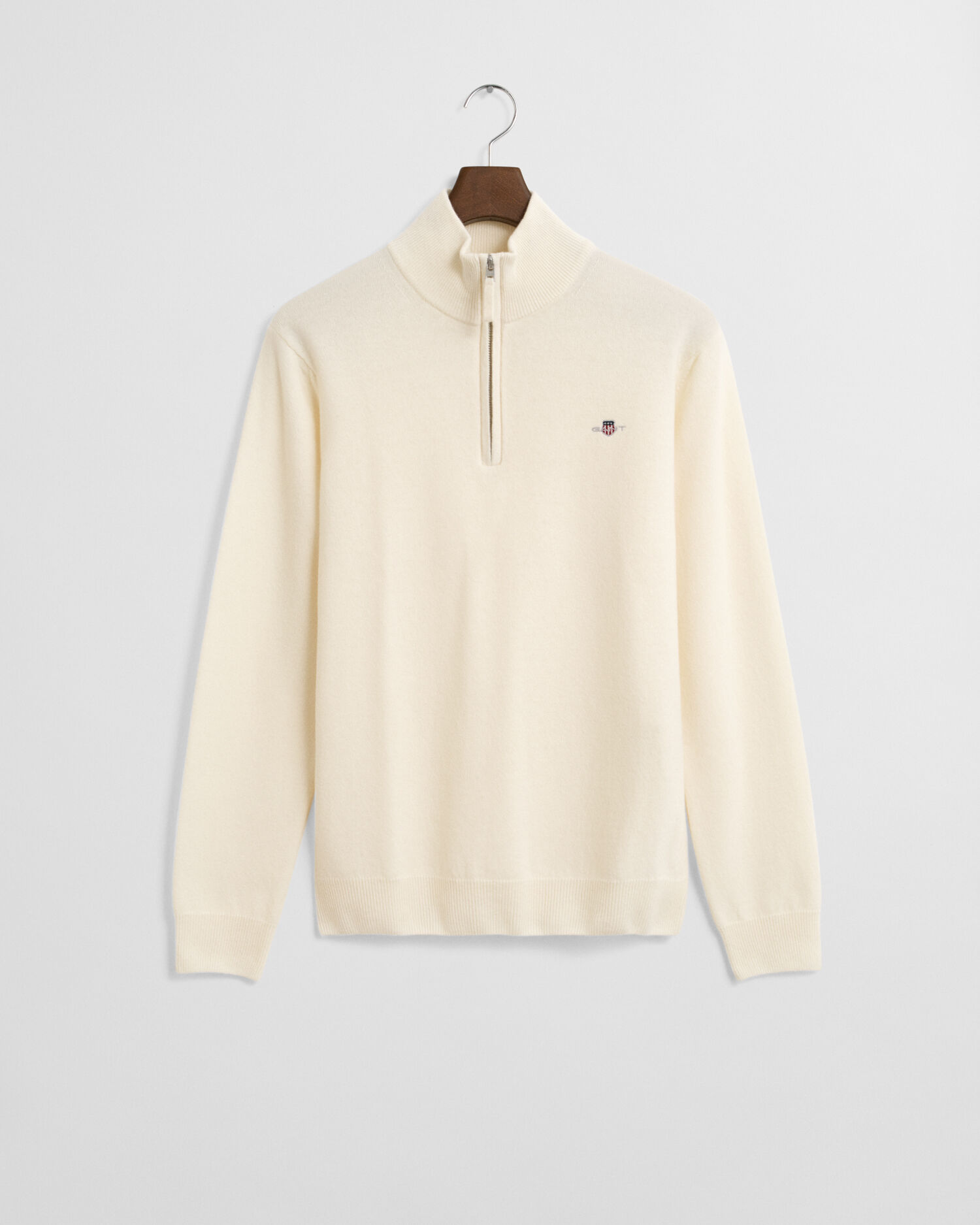 Superfine Lambswool Half-Zip Sweater