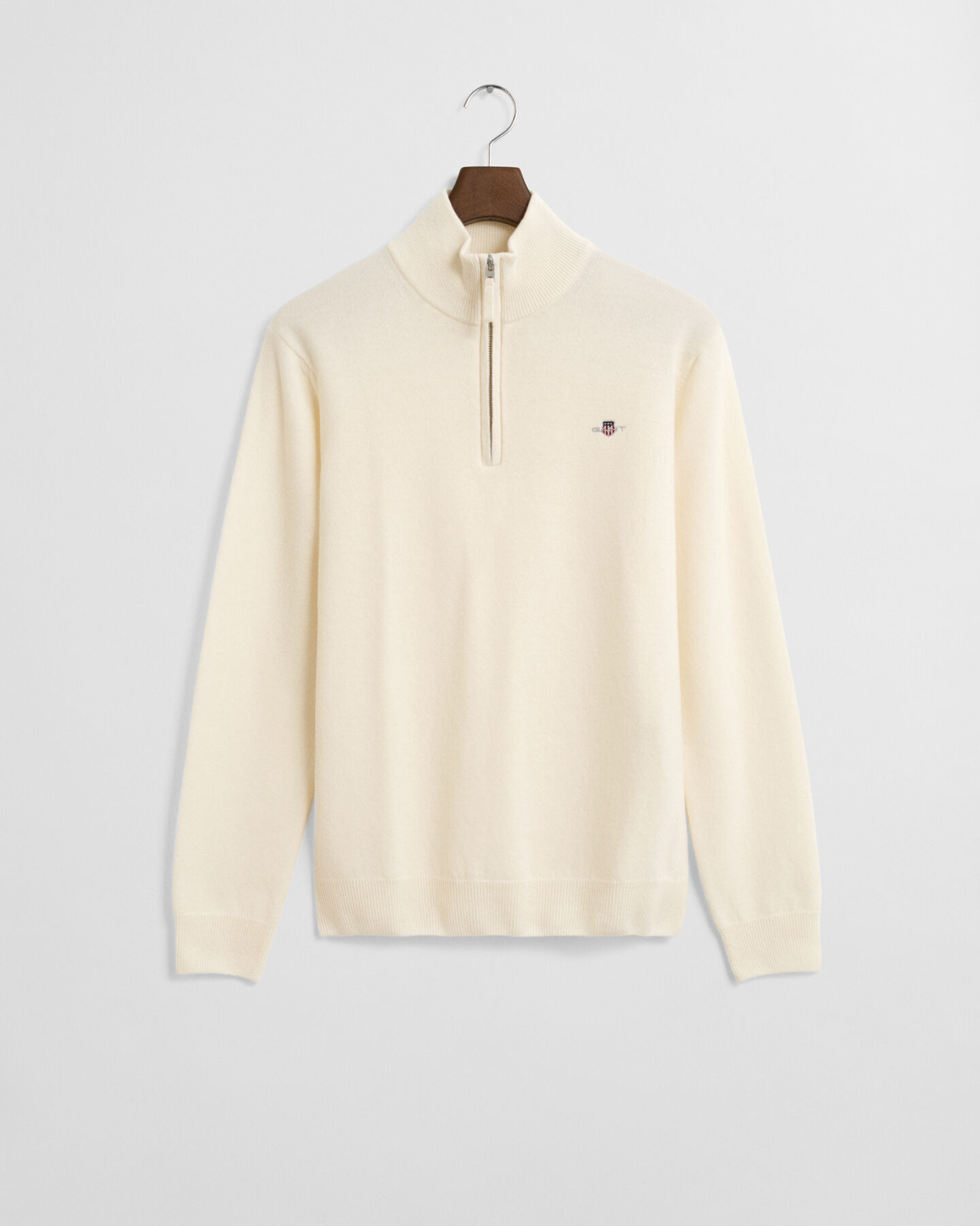 Superfine Lambswool Half-Zip Sweater