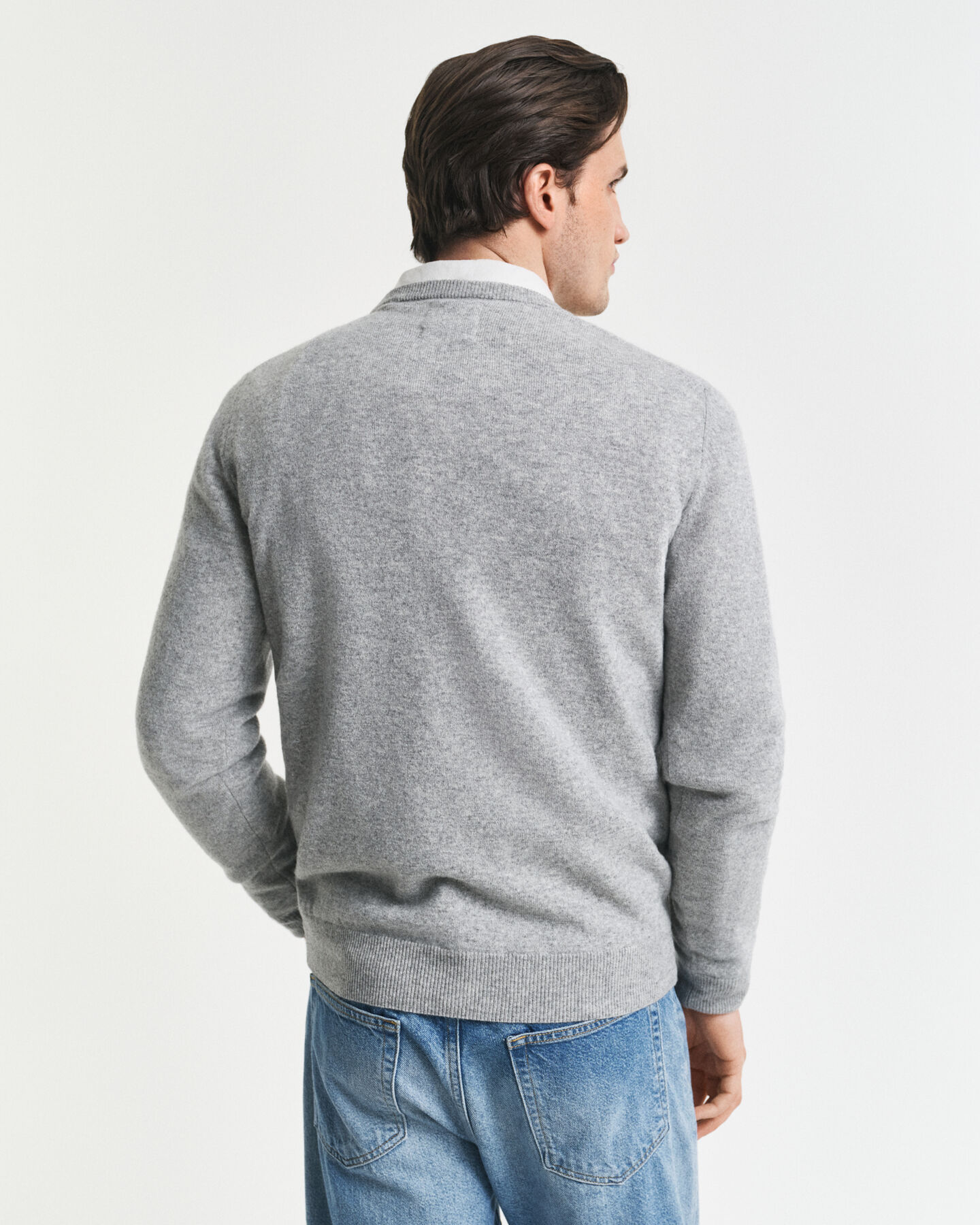 Superfine Lambswool Crew Neck Sweater