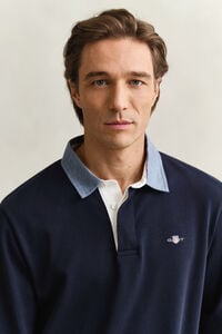 Chambray Collar Heavy Rugger