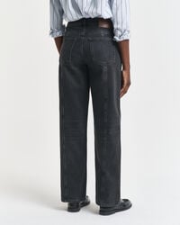 Relaxed Fit Straight Seam Jeans