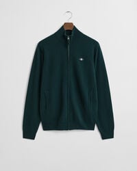 Superfine Lambswool Zip Cardigan