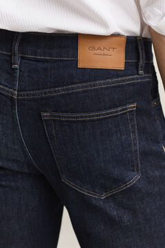 Slim Jeans — DARK BLUE BROKEN IN 3