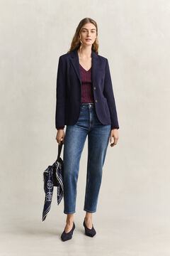 Classic Cable Knit Sweater — DARKENED WINE 5