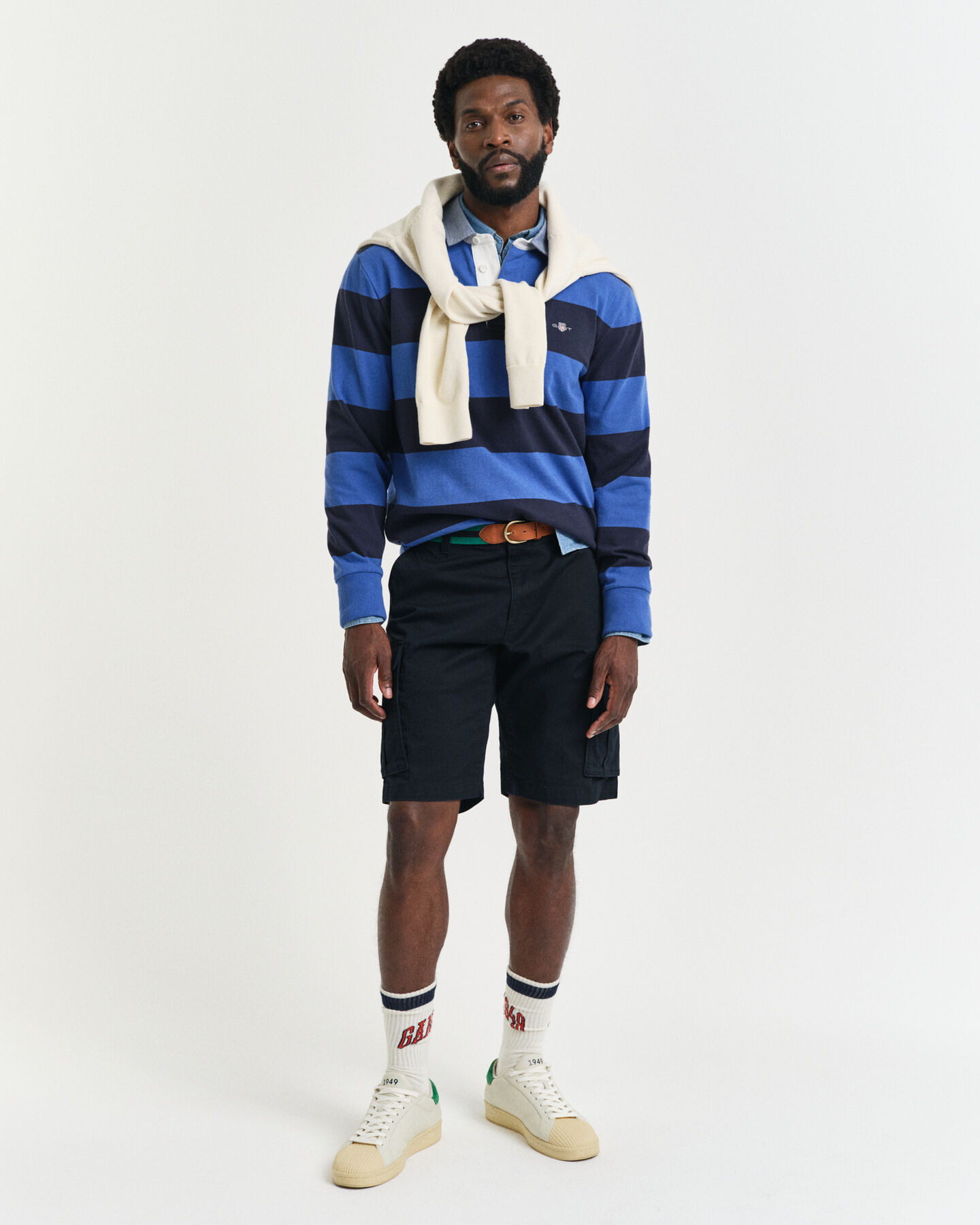 Relaxed Fit Twill Cargo Shorts