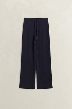 Wool Cashmere Blend Pants — EVENING BLUE 1