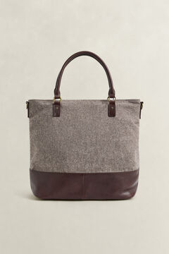 Wool Tote Bag — MIST TAUPE 4