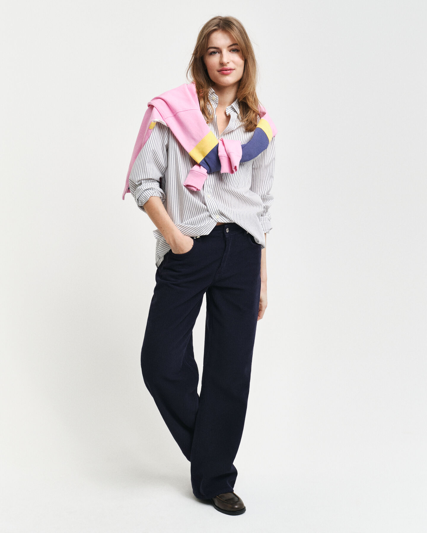 Regular Fit Striped Poplin Shirt