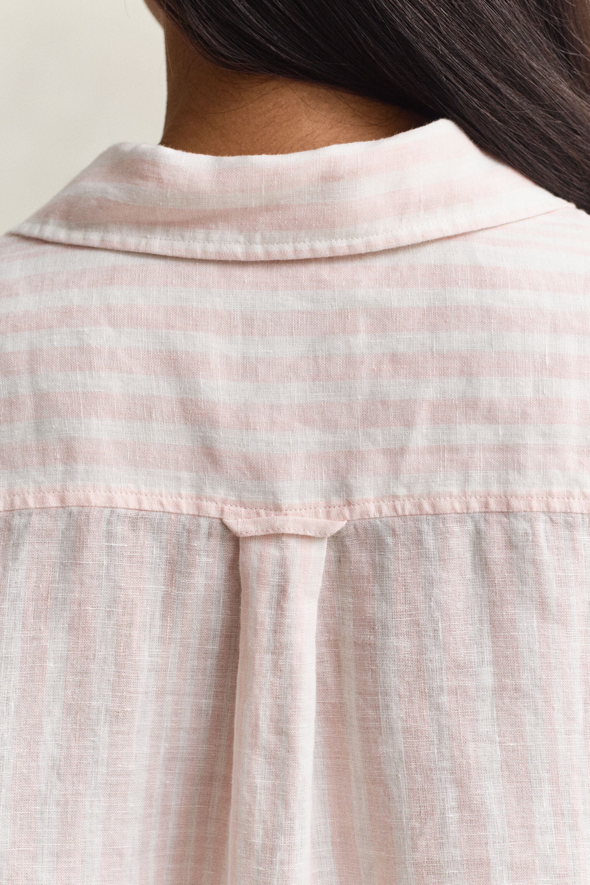 Relaxed Fit Striped Linen Shirt