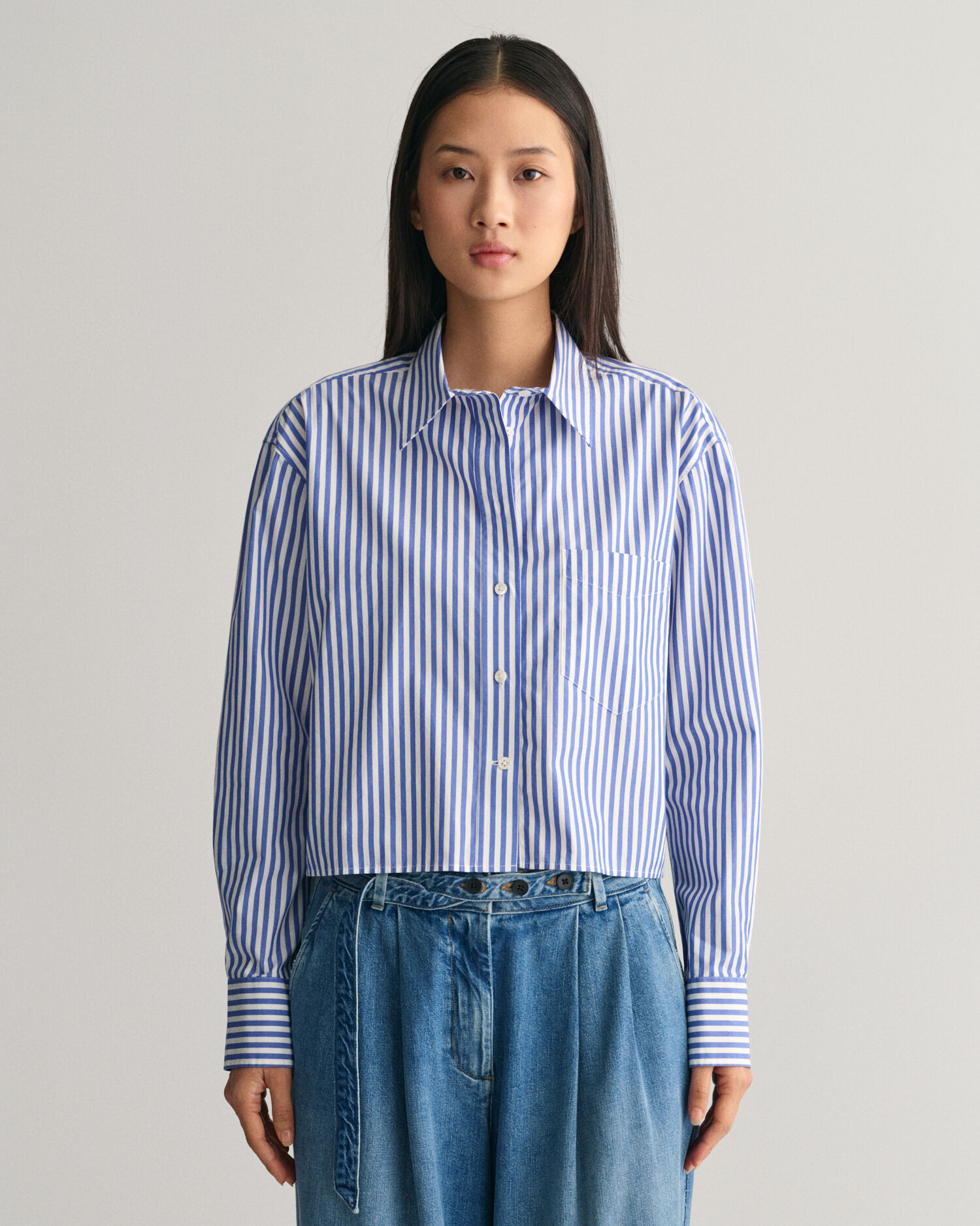 现货 OVY Cotton Linen Stripe Relax Shirts | concessionariareviver