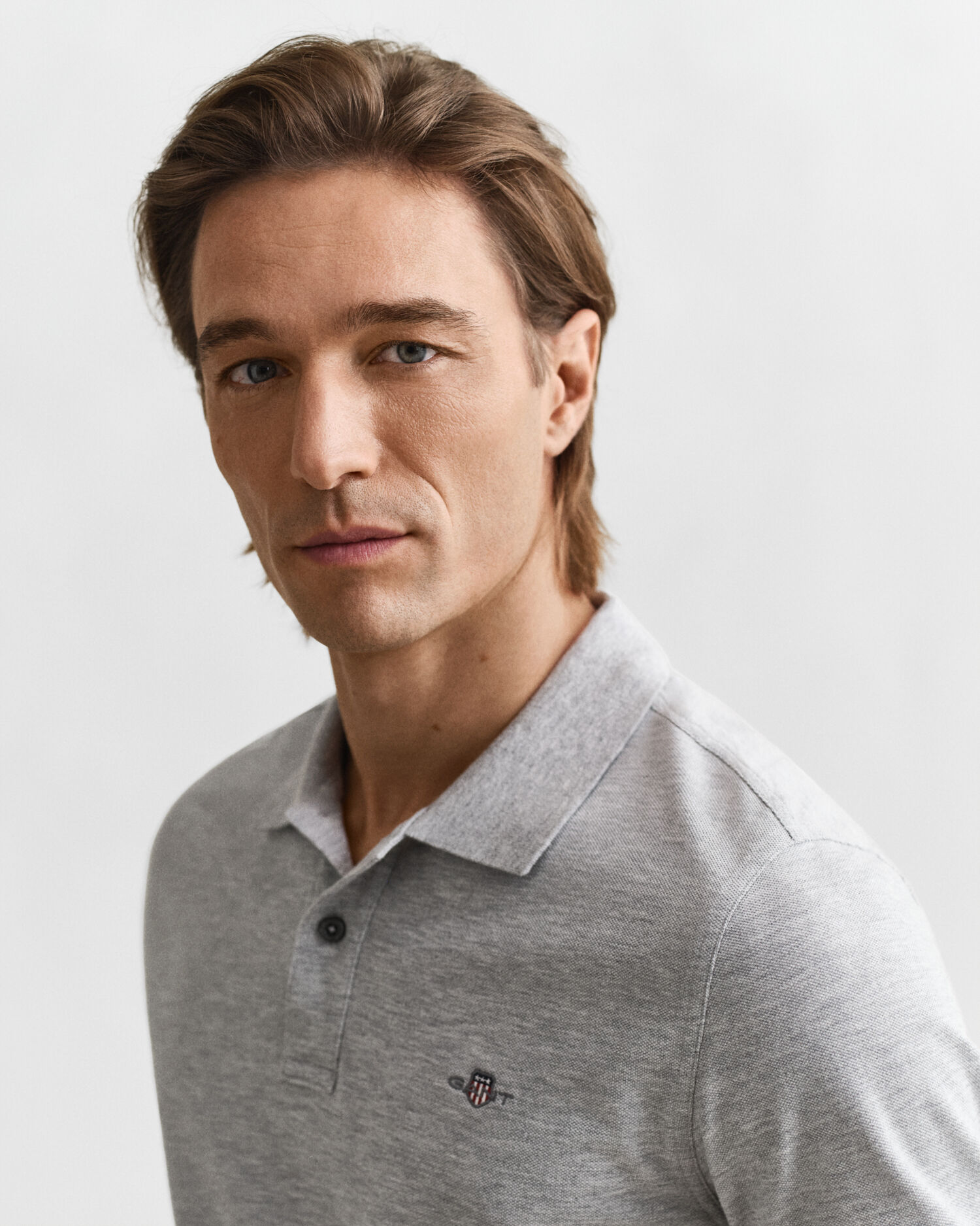 Classic Regular Polo Shirt — GREY MELANGE
