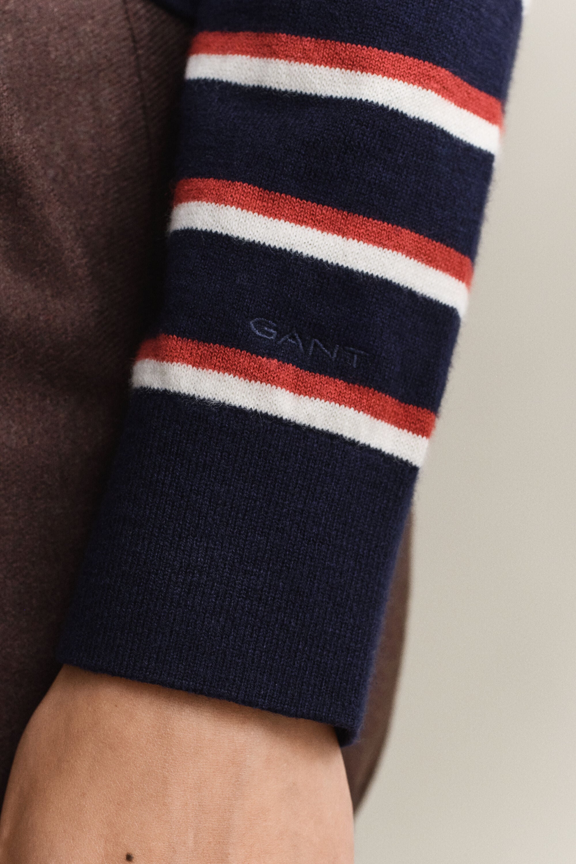 Fine Knitted Striped Sweater