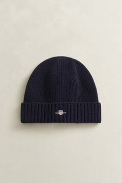 Shield Wool Beanie — MARINE 2