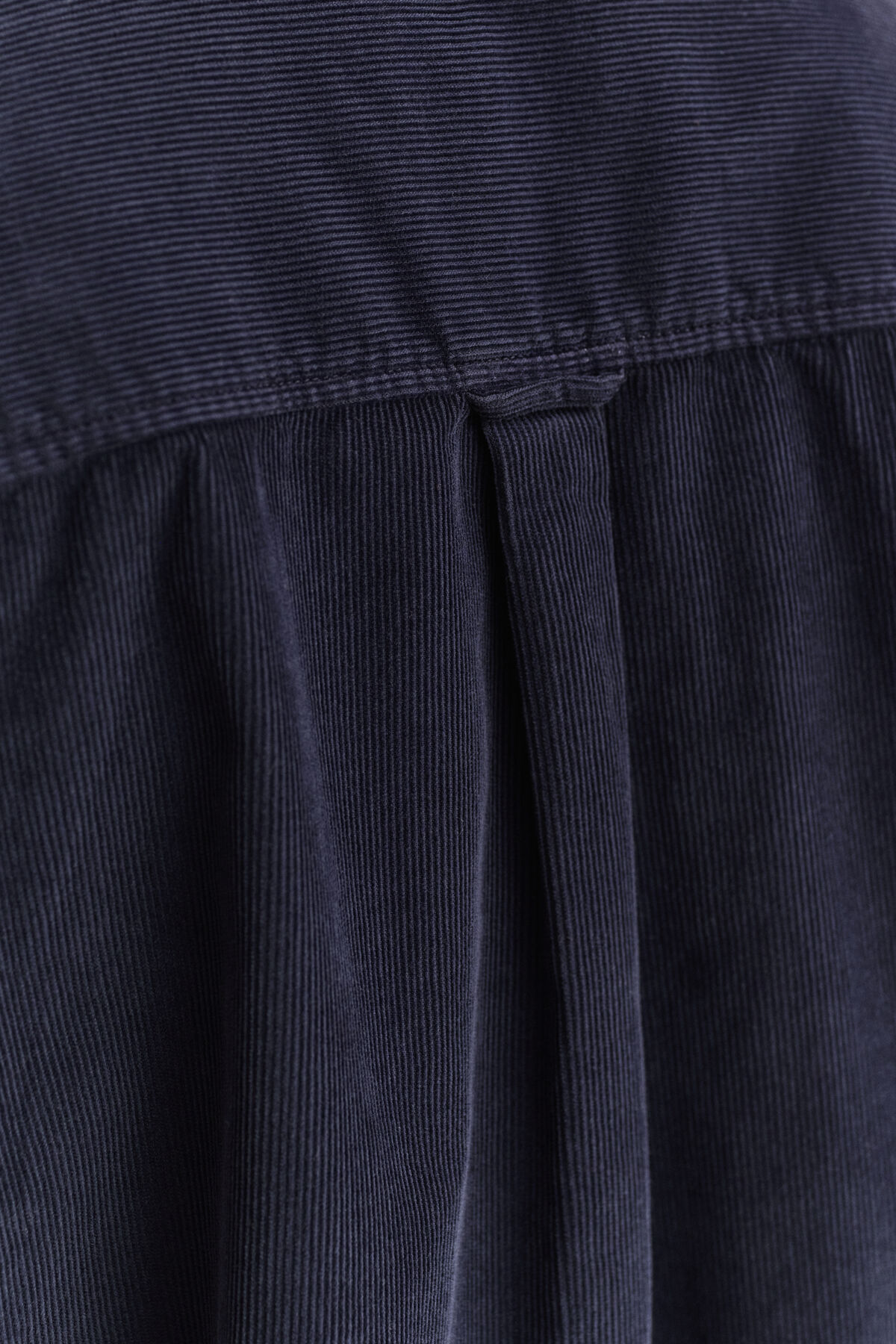 Relaxed Corduroy Shirt — EVENING BLUE