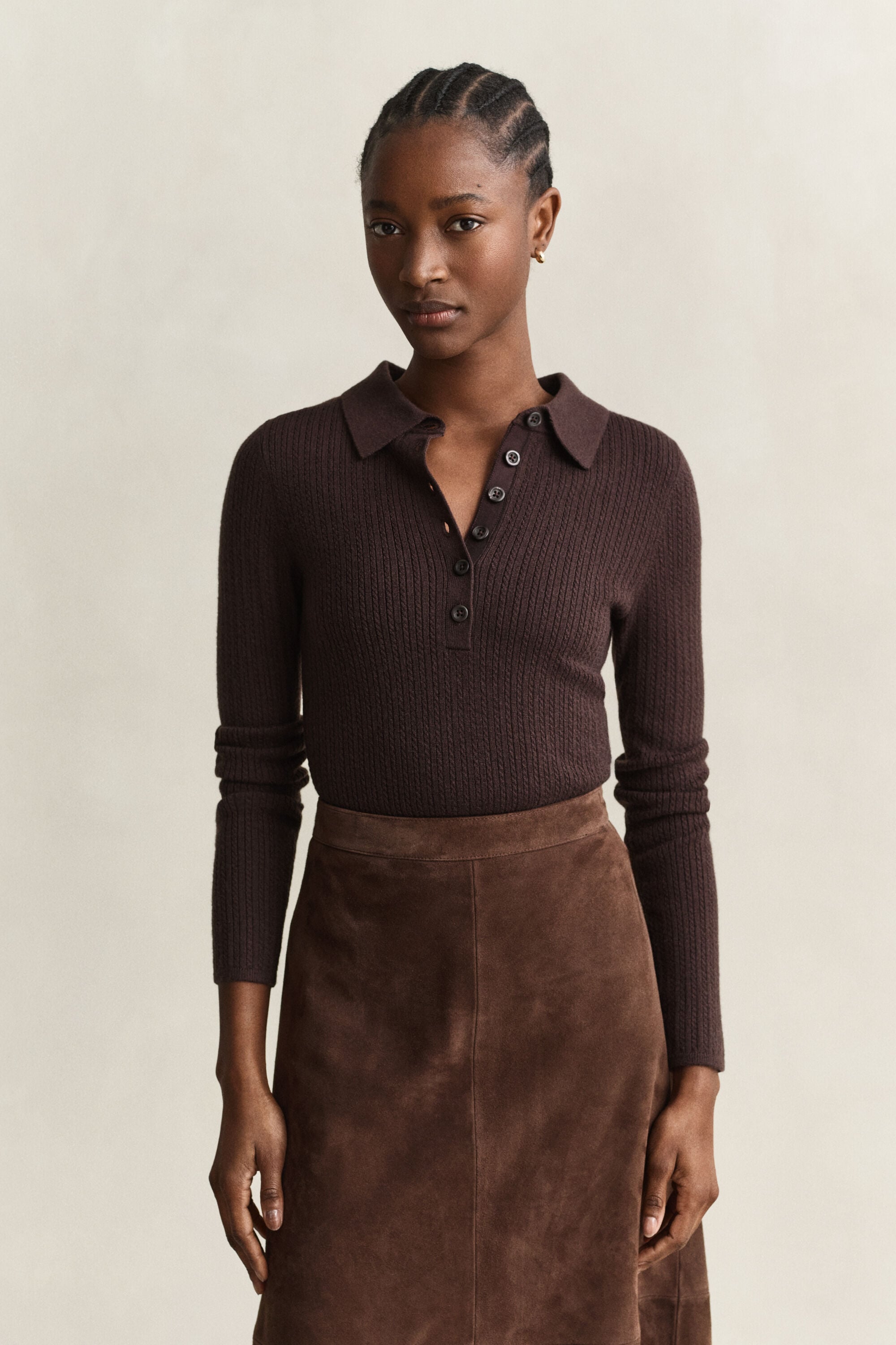 Cable Knit Top