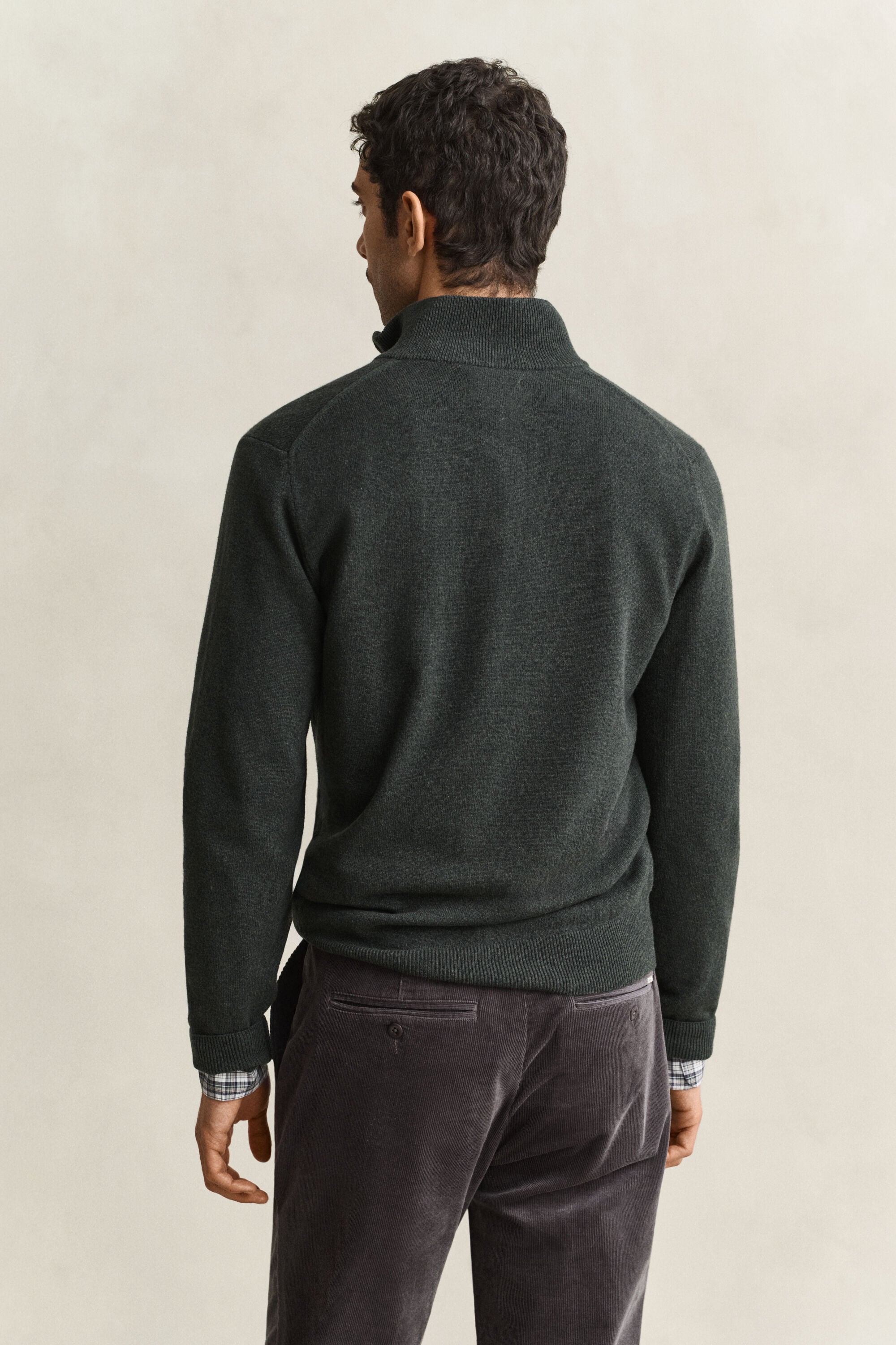 Lambswool Half-Zip Sweater