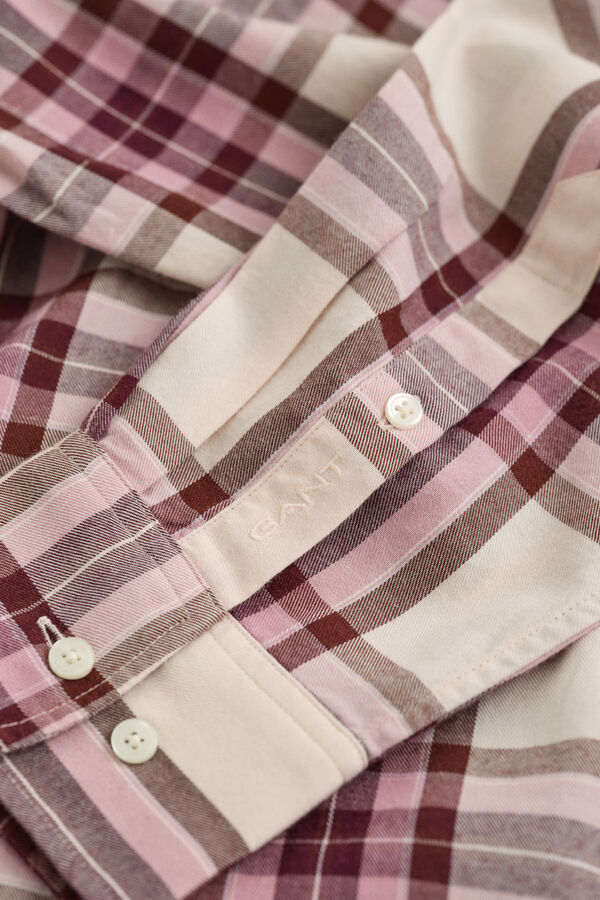 Relaxed Flannel Shirt — REFINED PINK