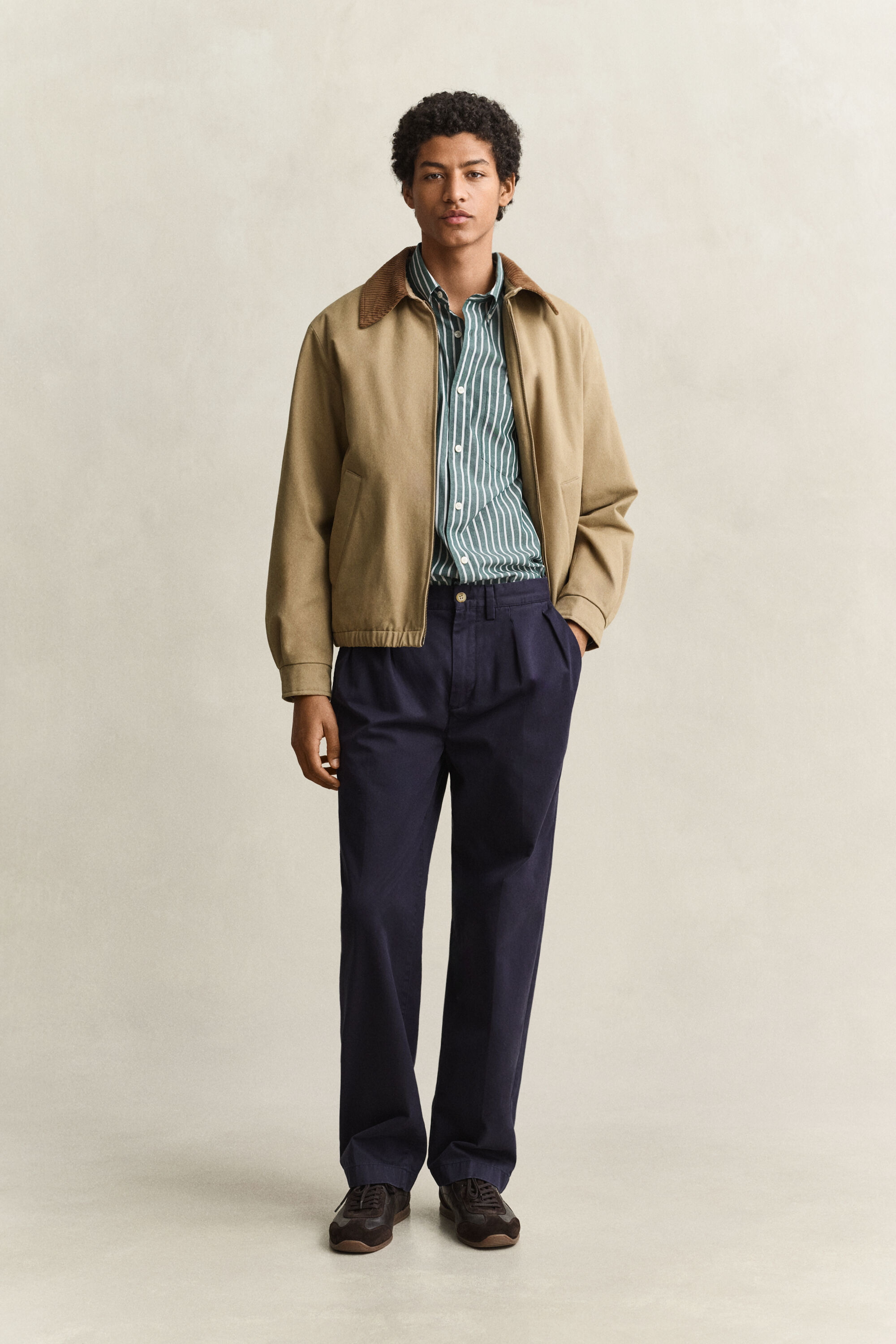 Striped Poplin Shirt
