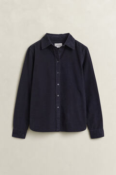 Regular Corduroy Shirt — EVENING BLUE 1